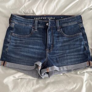 American Eagle Outfitters Dark Blue Jean Shorts